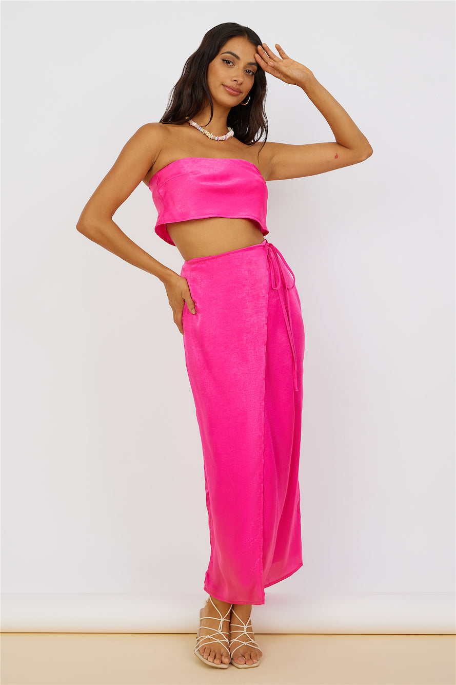 The Right Place Crop Top Pink