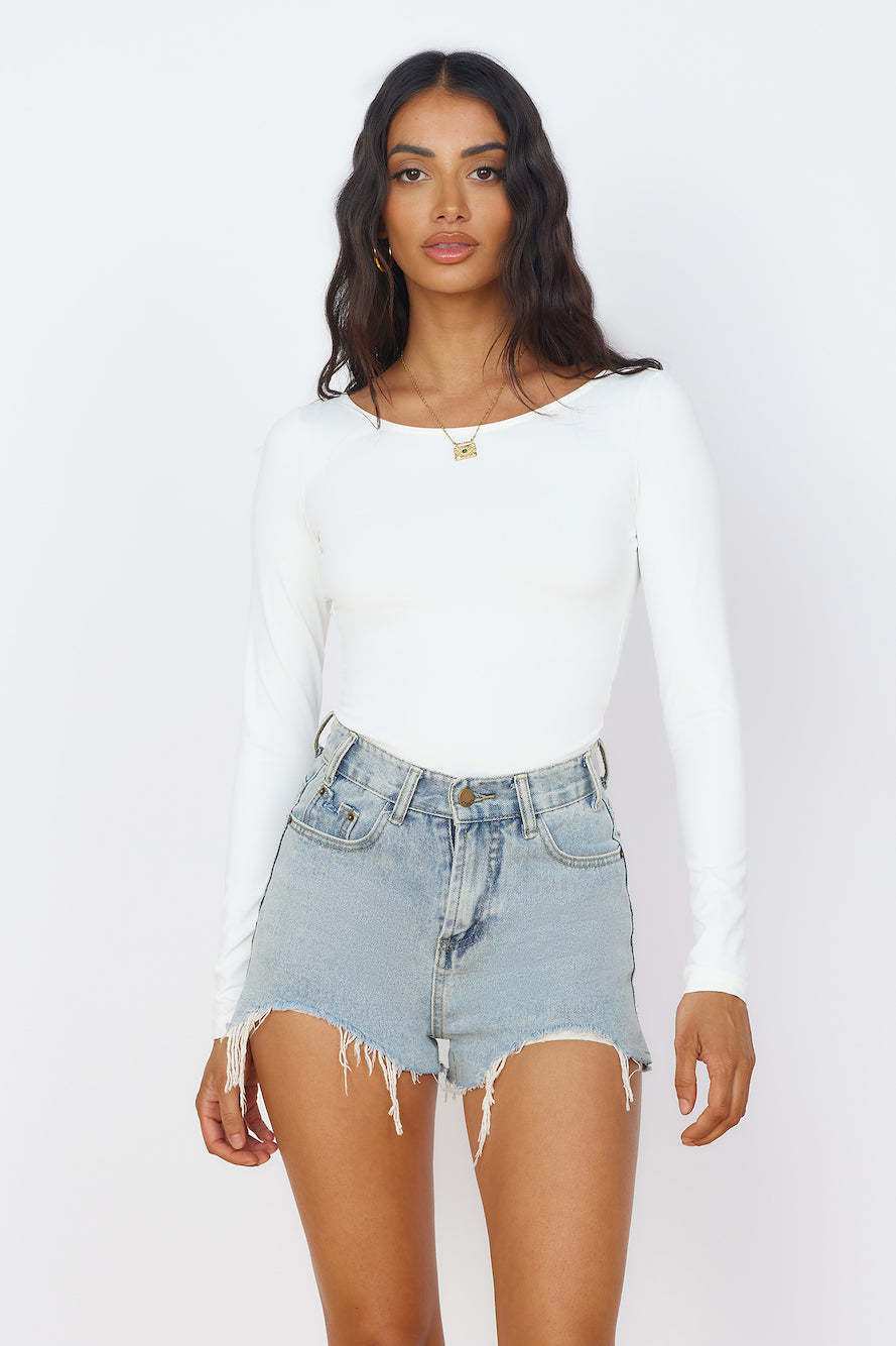 Blooming Beauty Bodysuit White