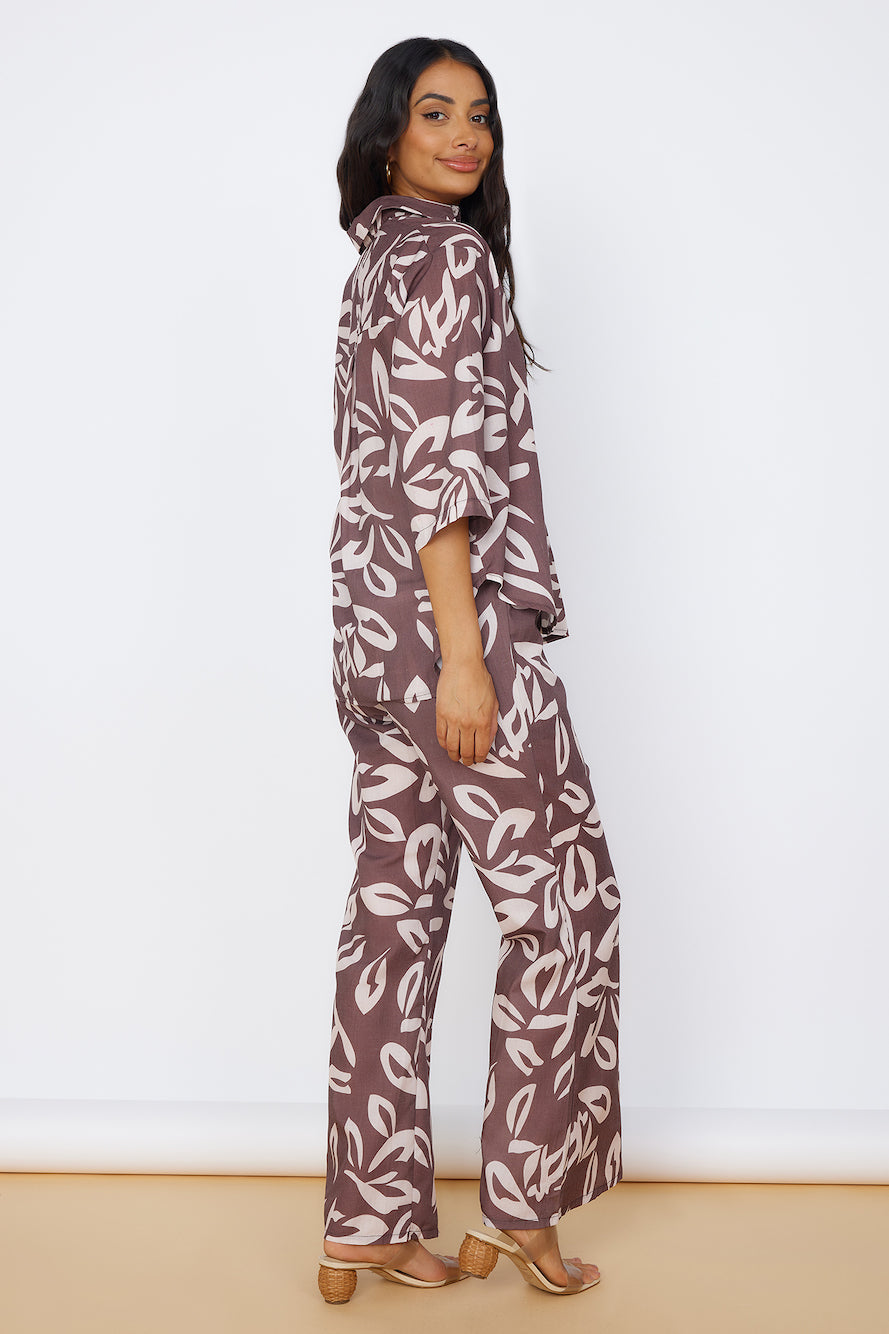 Midnight Enchantment Top Brown