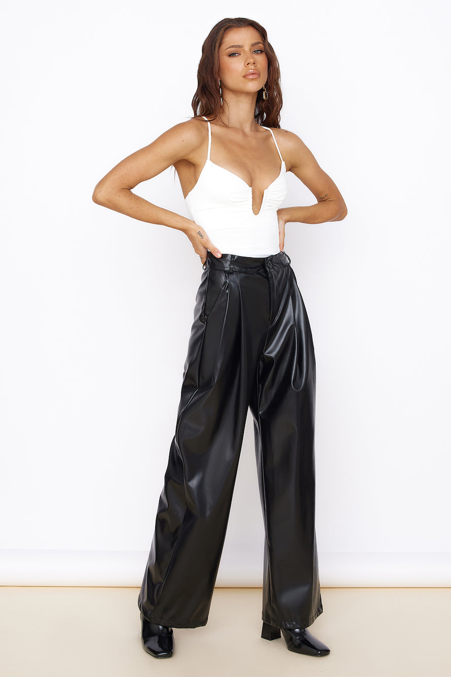 Blooming Garden Pants Black