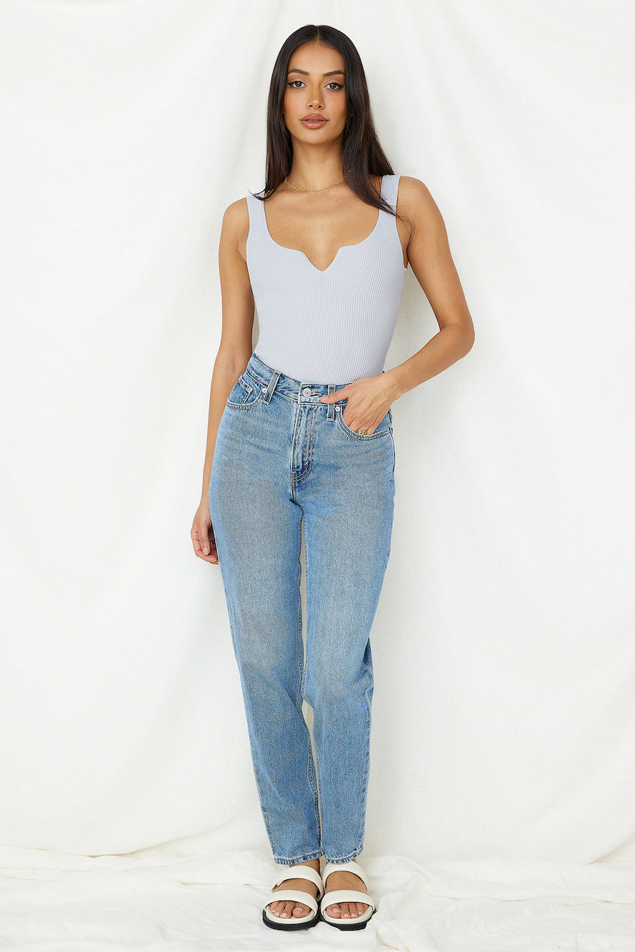 Diamond Sky Bodysuit Grey