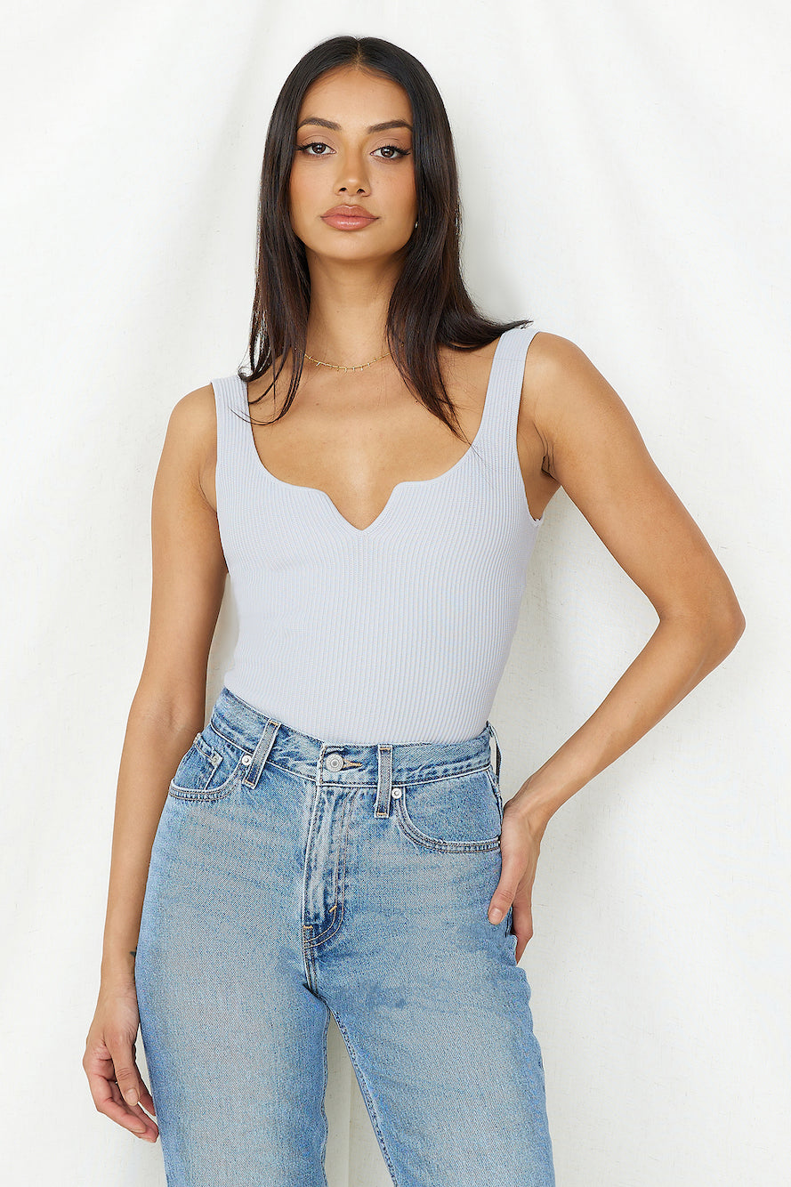 Diamond Sky Bodysuit Grey