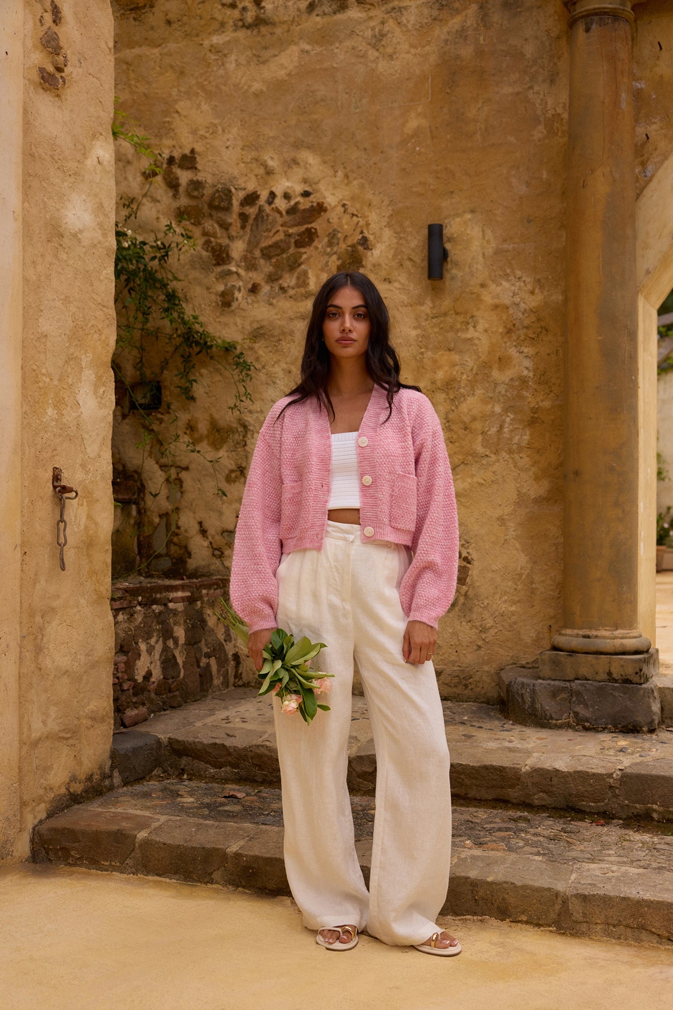 Bayview Cardigan Pink