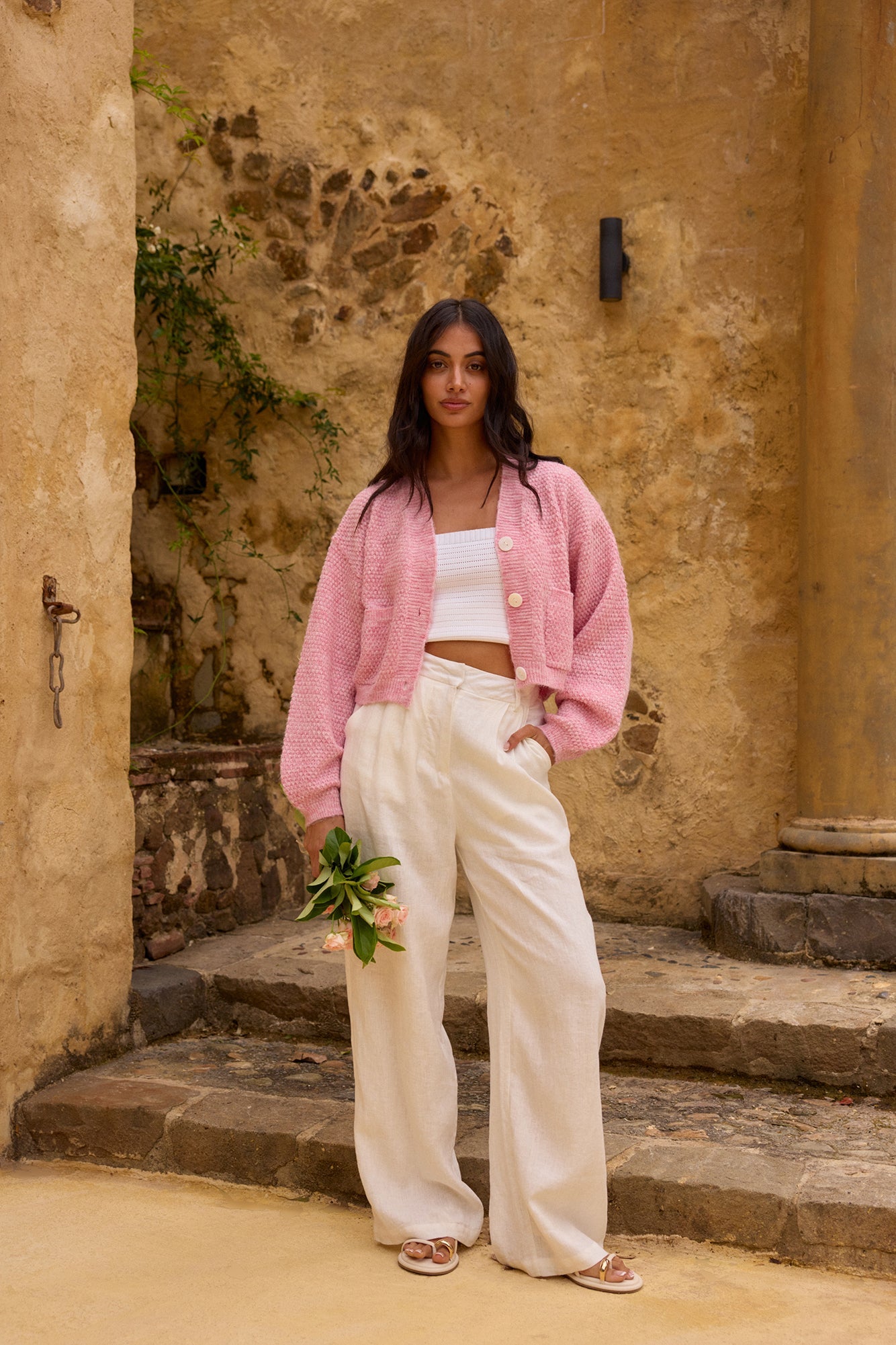 Bayview Cardigan Pink