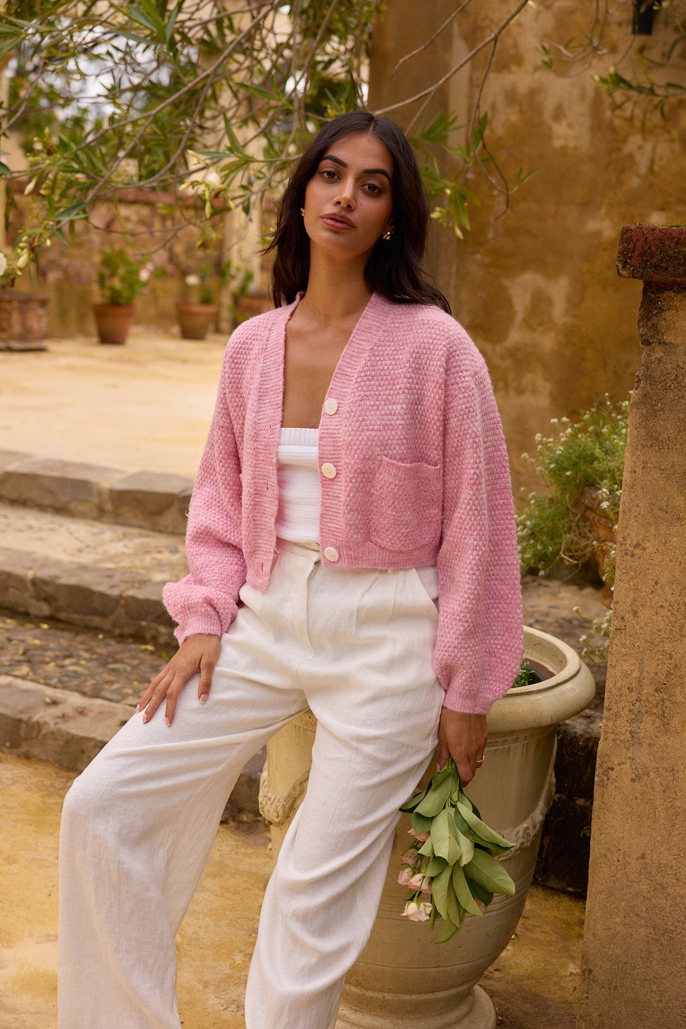 Bayview Cardigan Pink