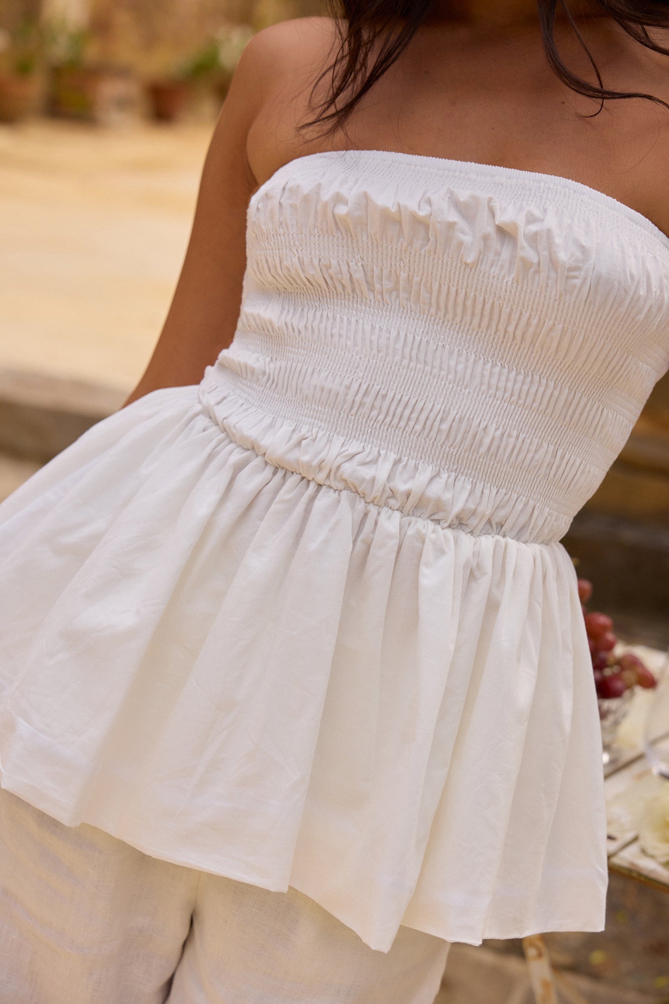 Aria Top White
