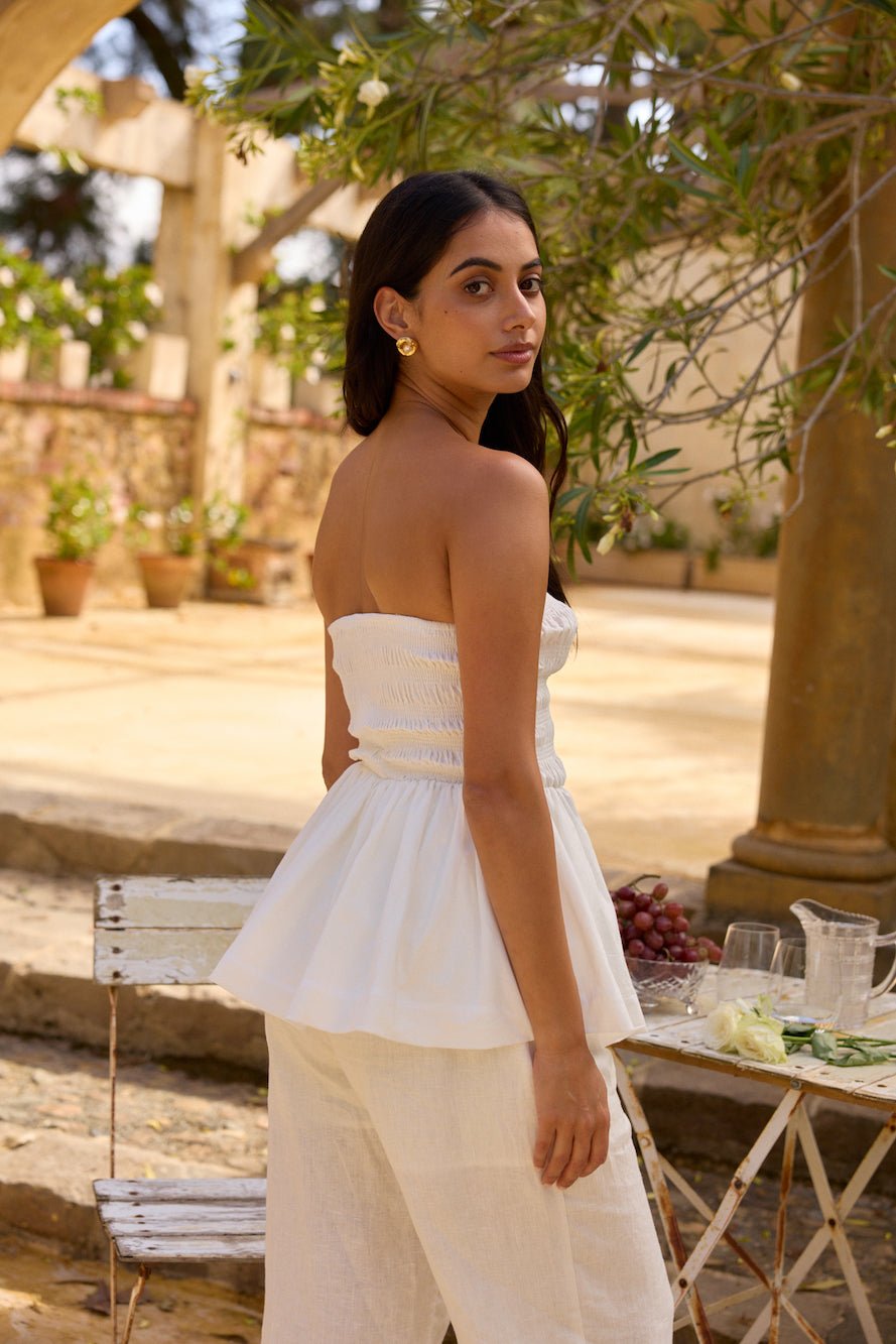 Aria Top White