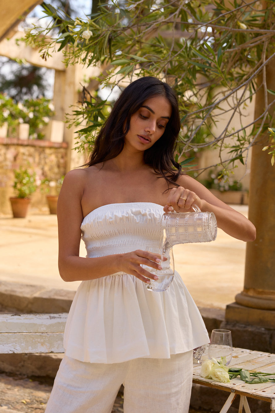 Aria Top White