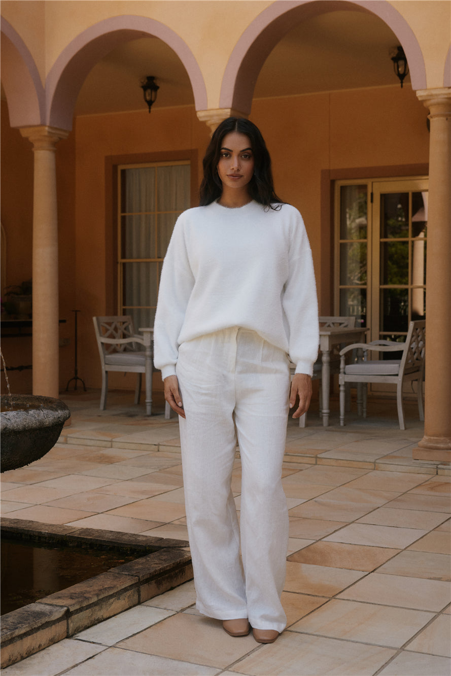Fior Nights Jumper in White
