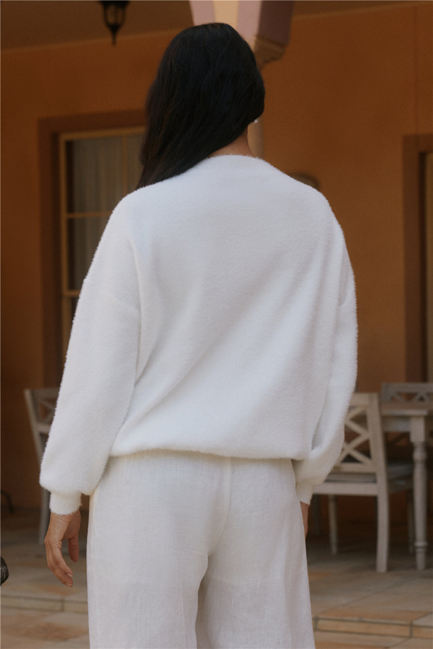 Fior Nights Jumper in White