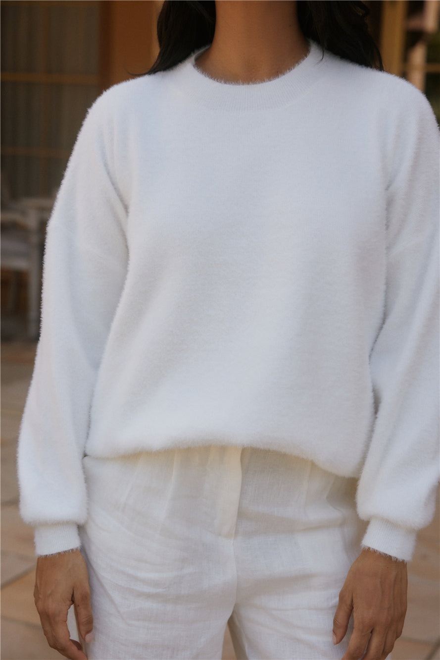 Fior Nights Jumper in White