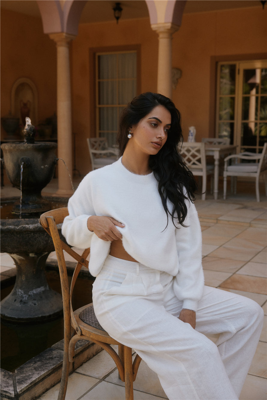 Fior Nights Jumper in White