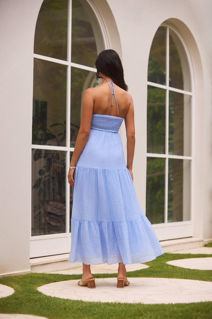 Swift You Away Maxi Dress Blue