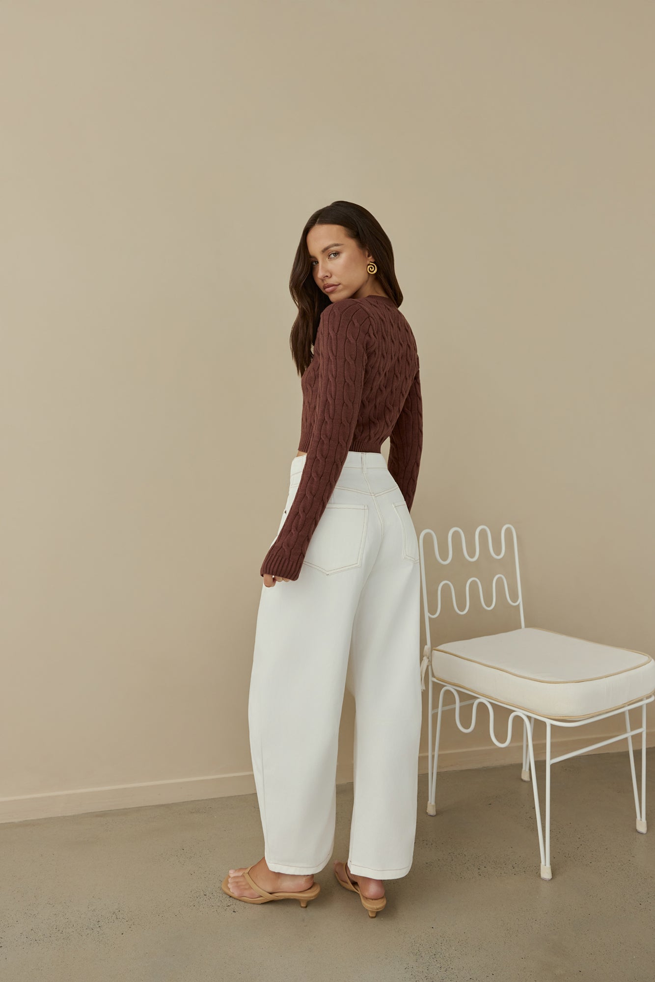Destined For You Wide Pants White