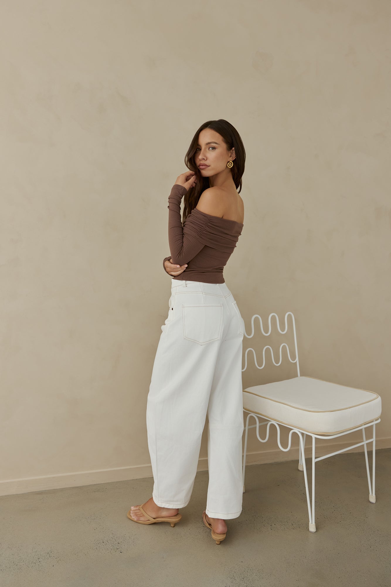 Destined For You Wide Pants White