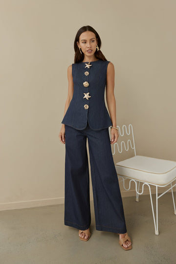 Seafarer Denim Set Navy