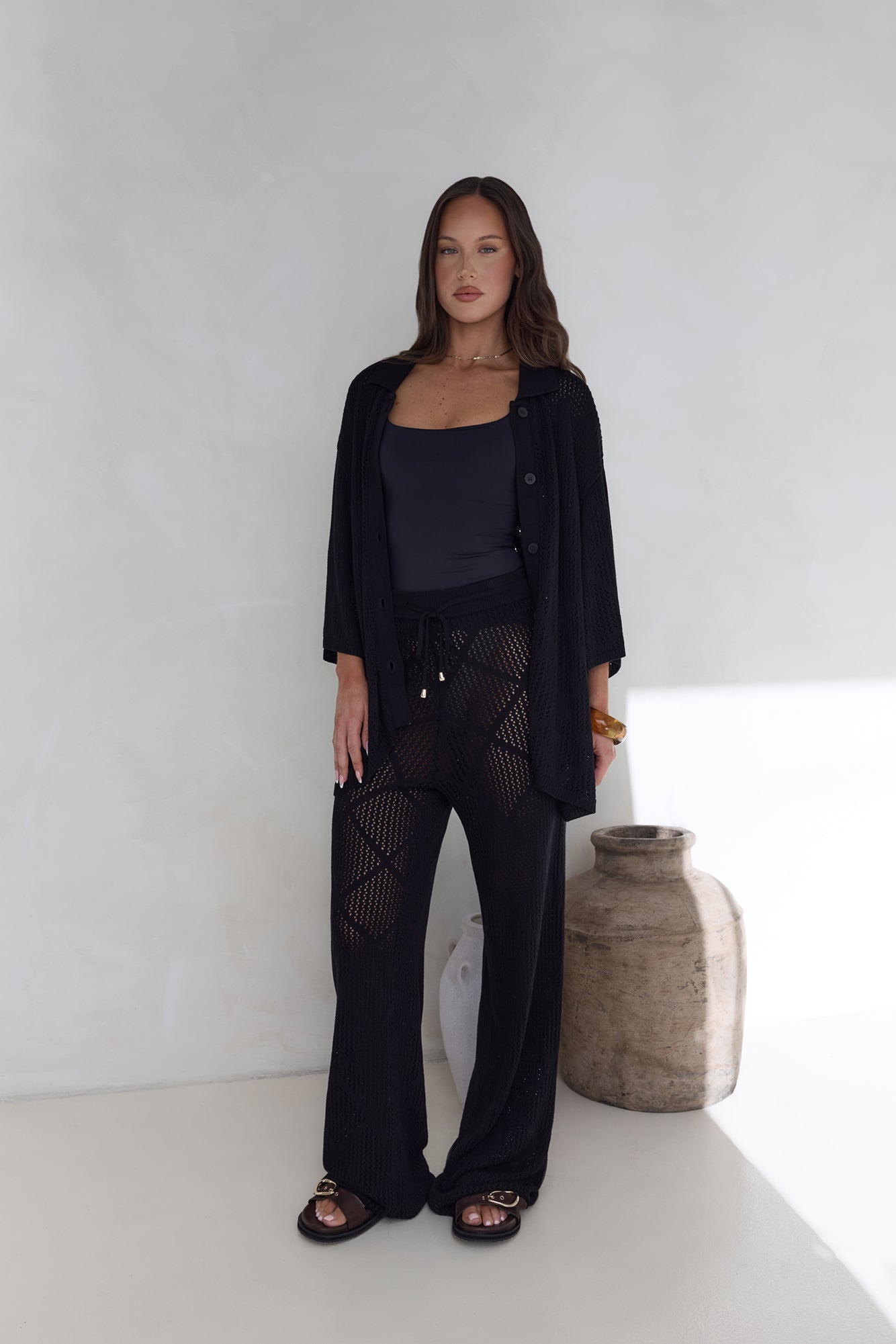 Coral Sands Top Black