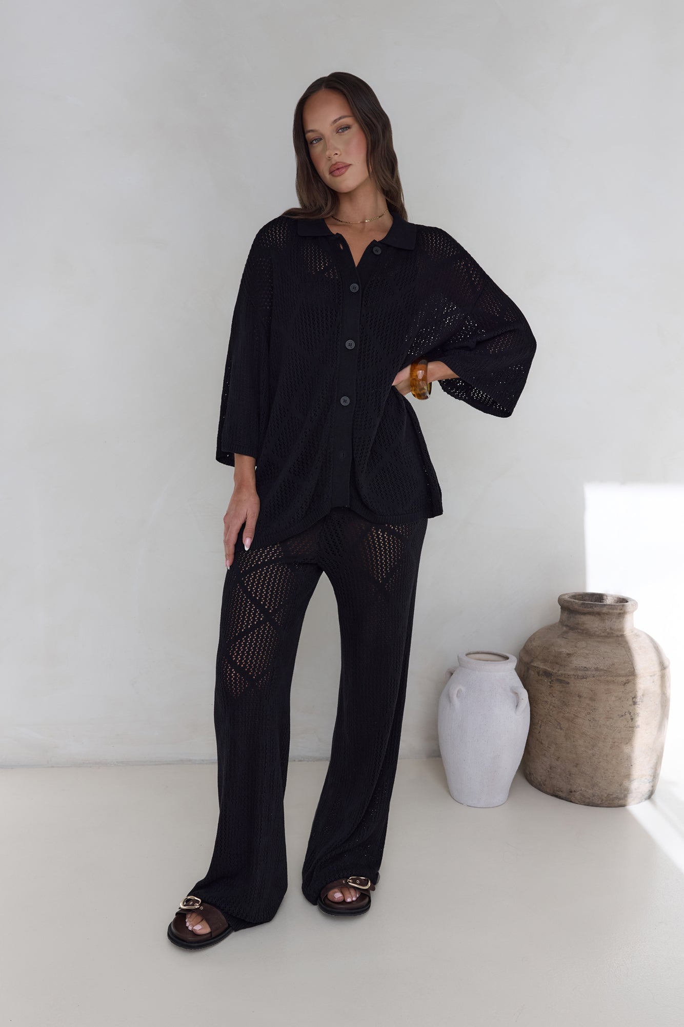 Coral Sands Top Black