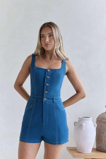 Darcys Dreams Playsuit Blue