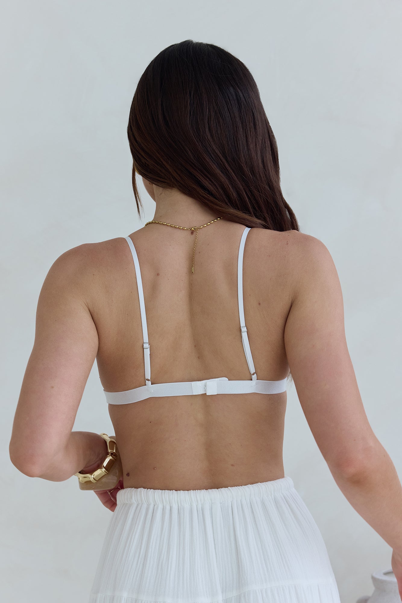Luvella Lace Bralette White
