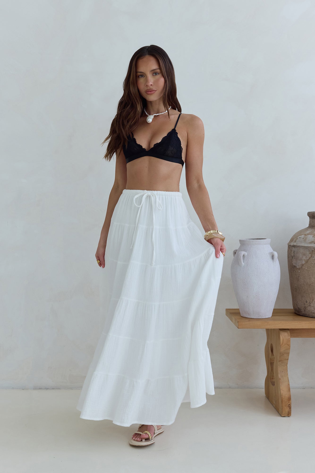 Luvella Lace Bralette Black