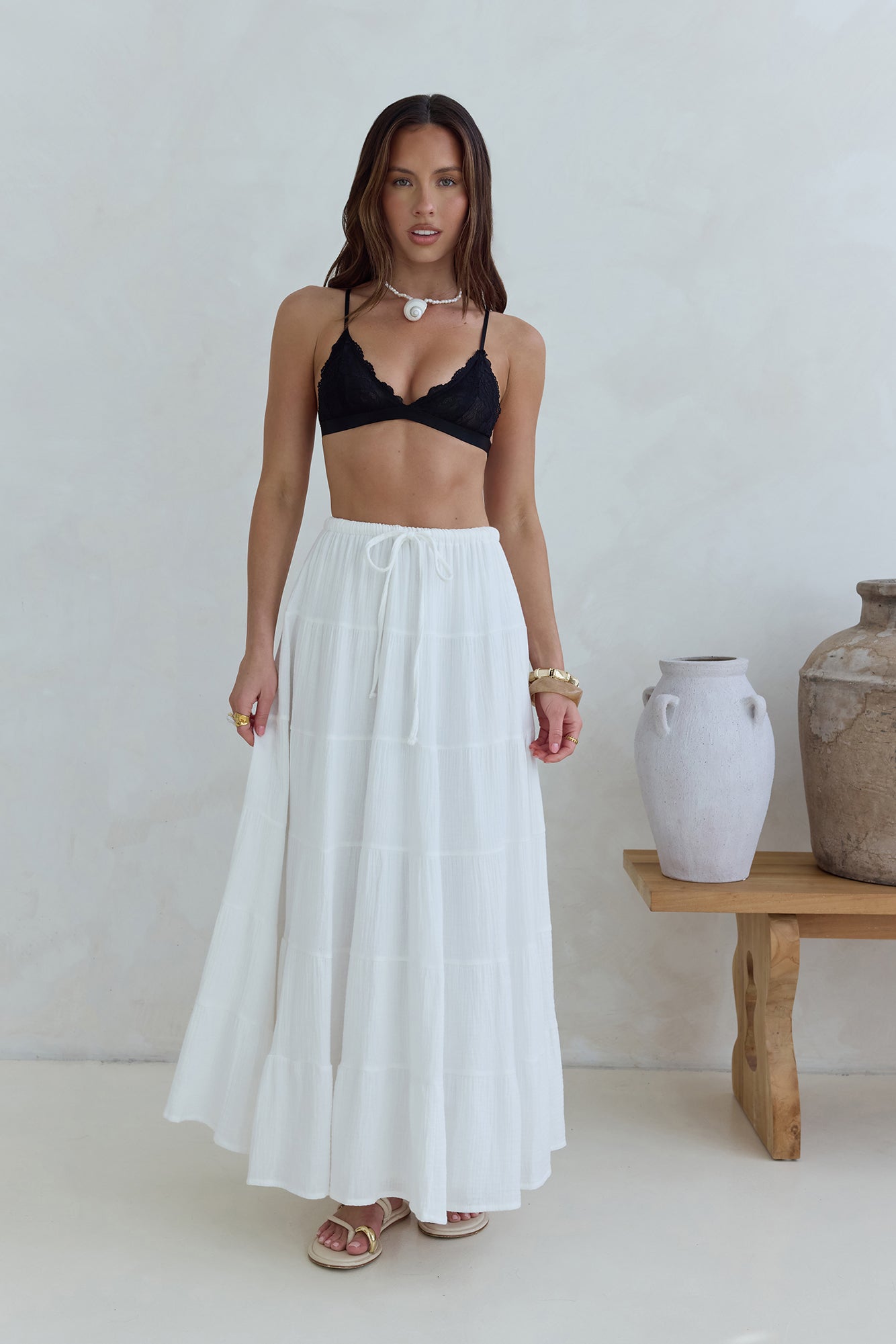 Luvella Lace Bralette Black