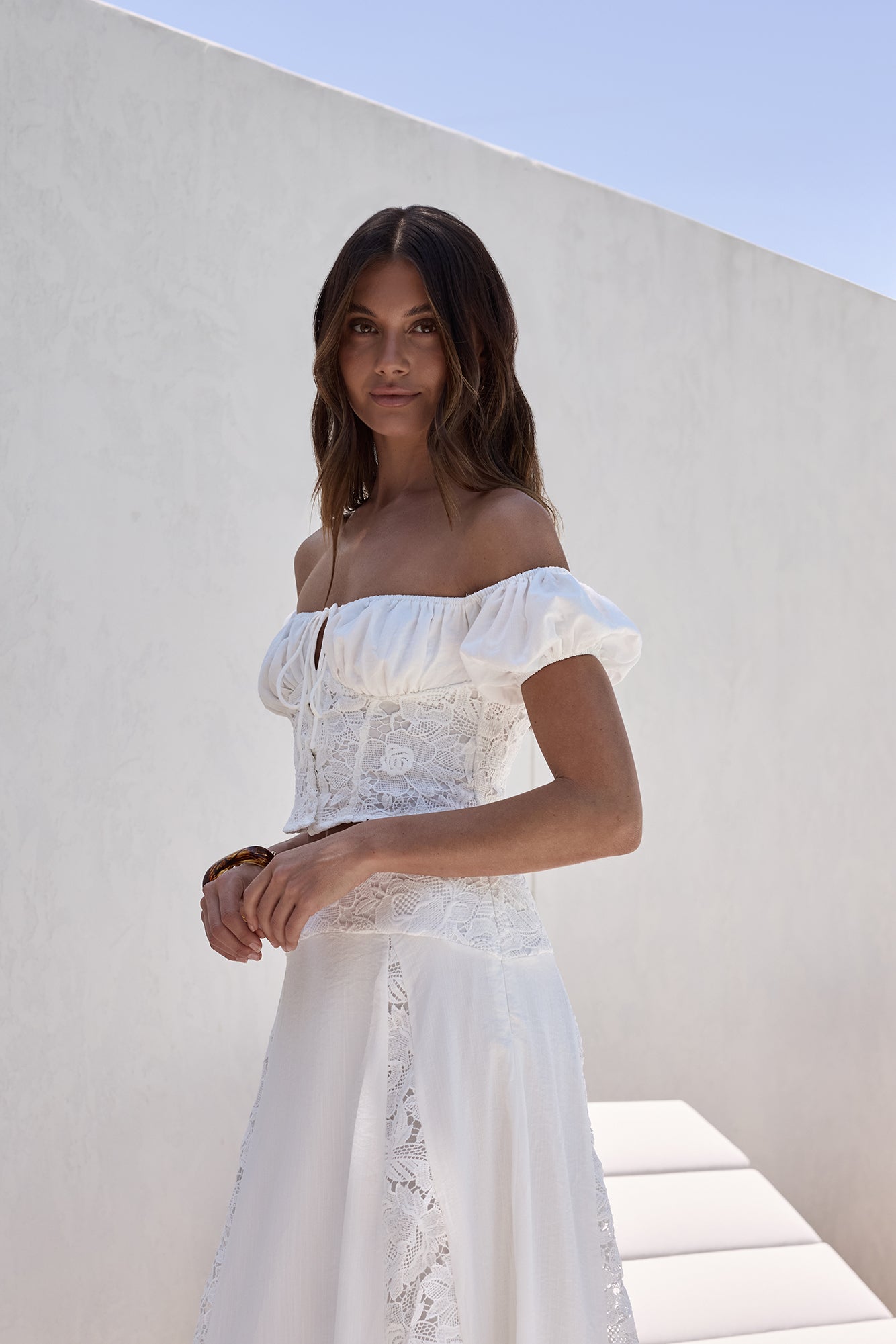 Sandy Shoreline Set White