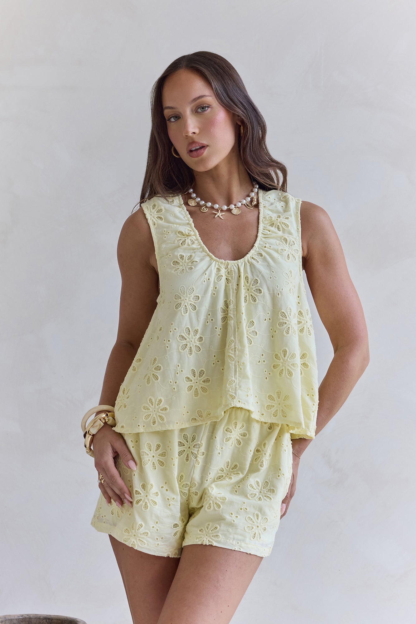 Kyra Shorts Yellow