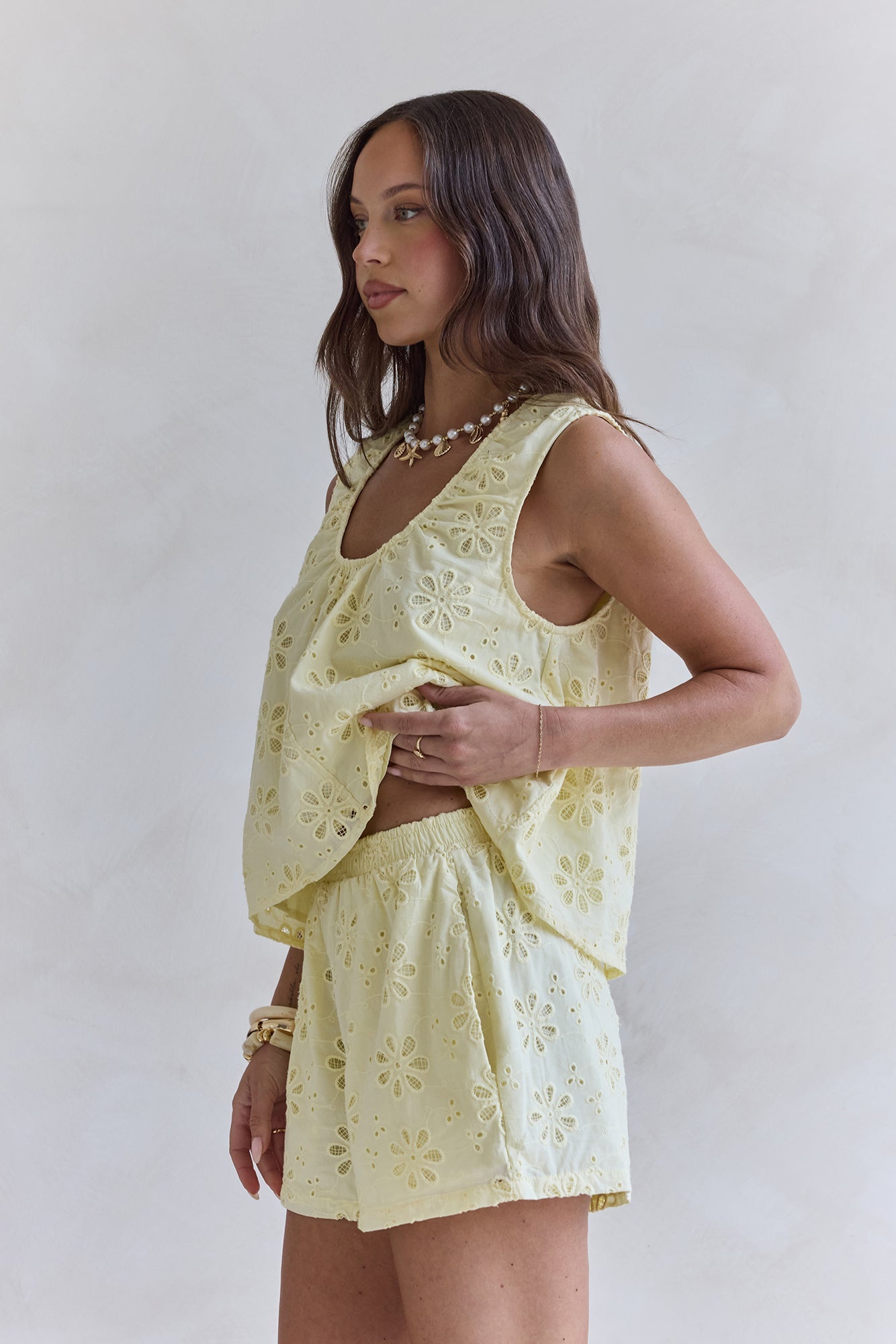 Kyra Shorts Yellow