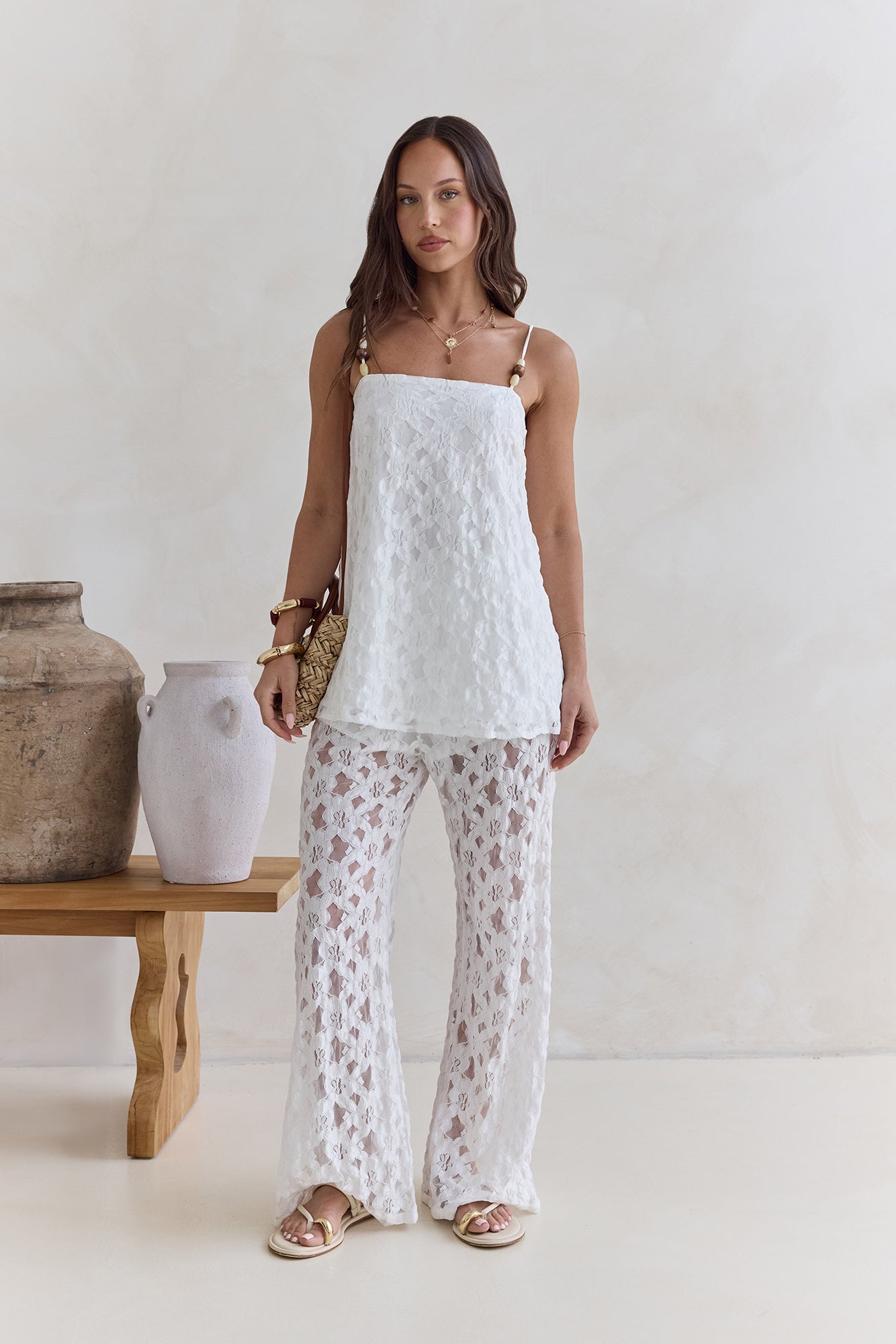 Highlight Reel Lace Set White