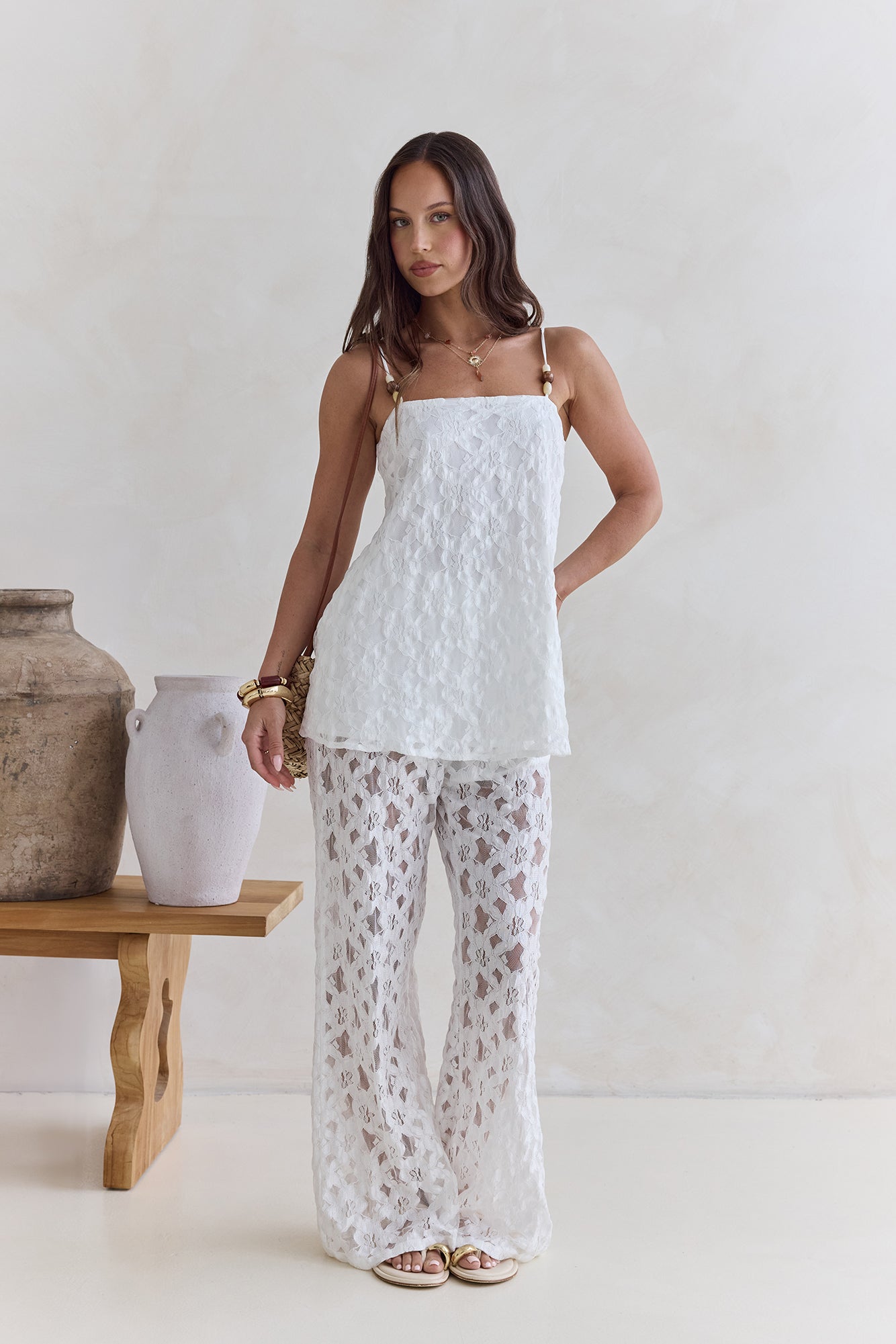 Highlight Reel Lace Set White