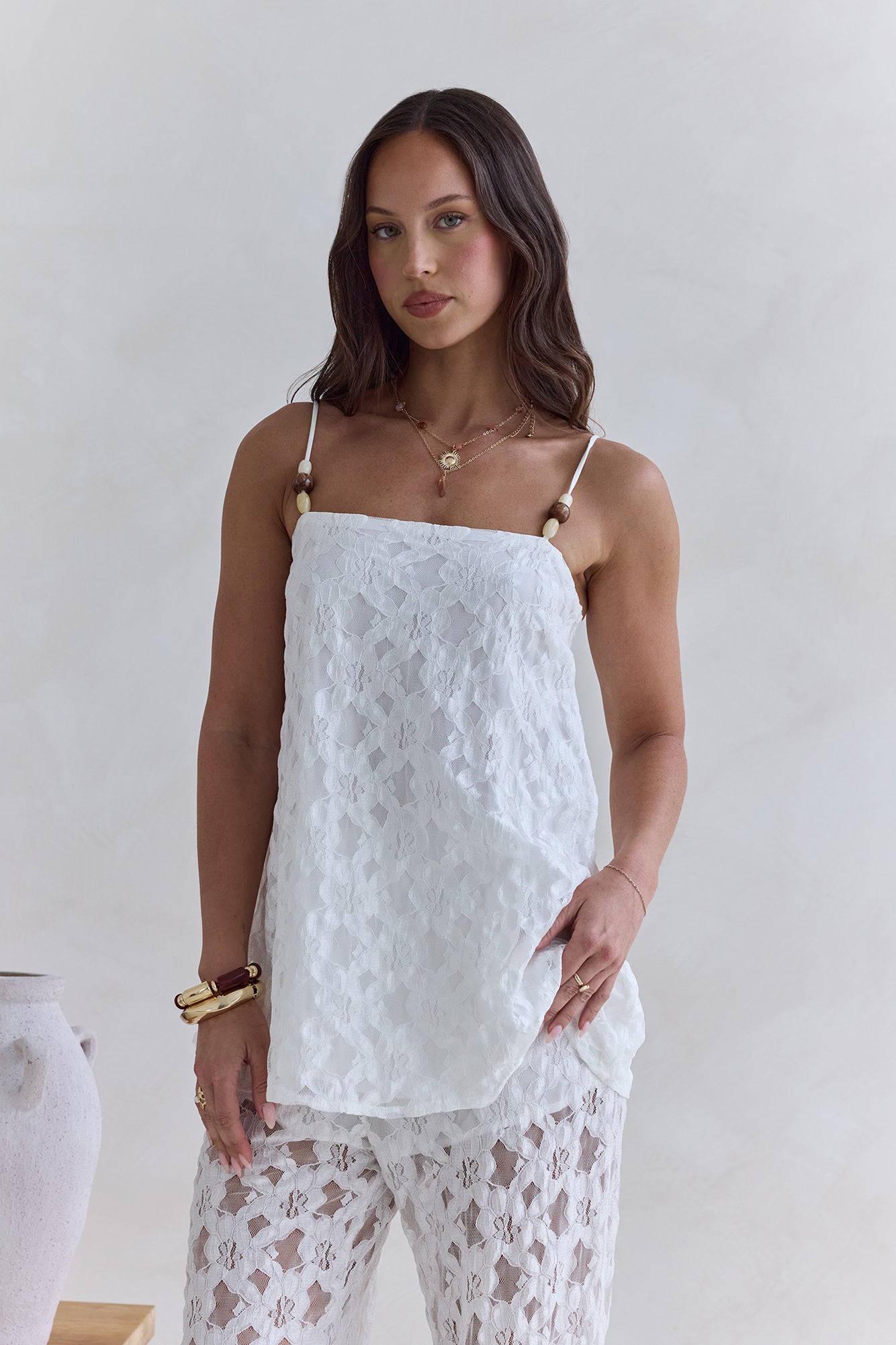 Highlight Reel Lace Set White