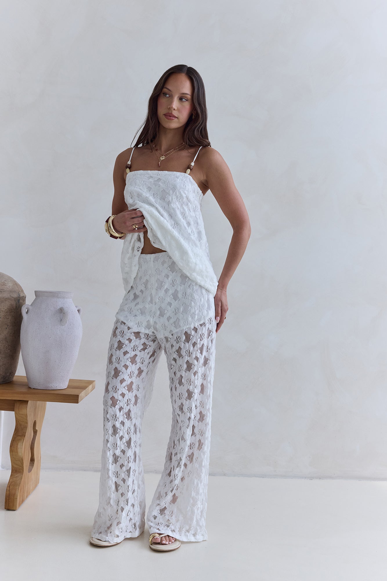Highlight Reel Lace Set White