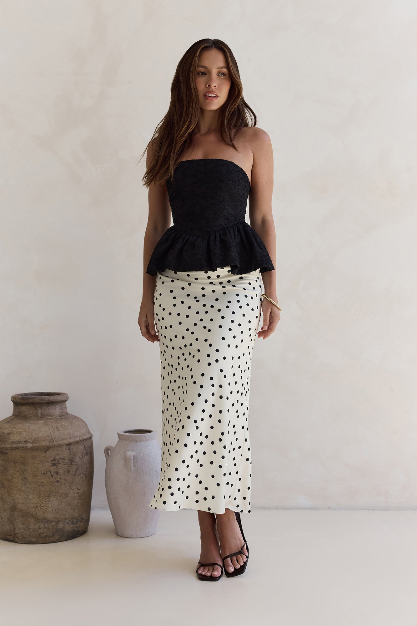 Wardrobe Winner Strapless Top Black