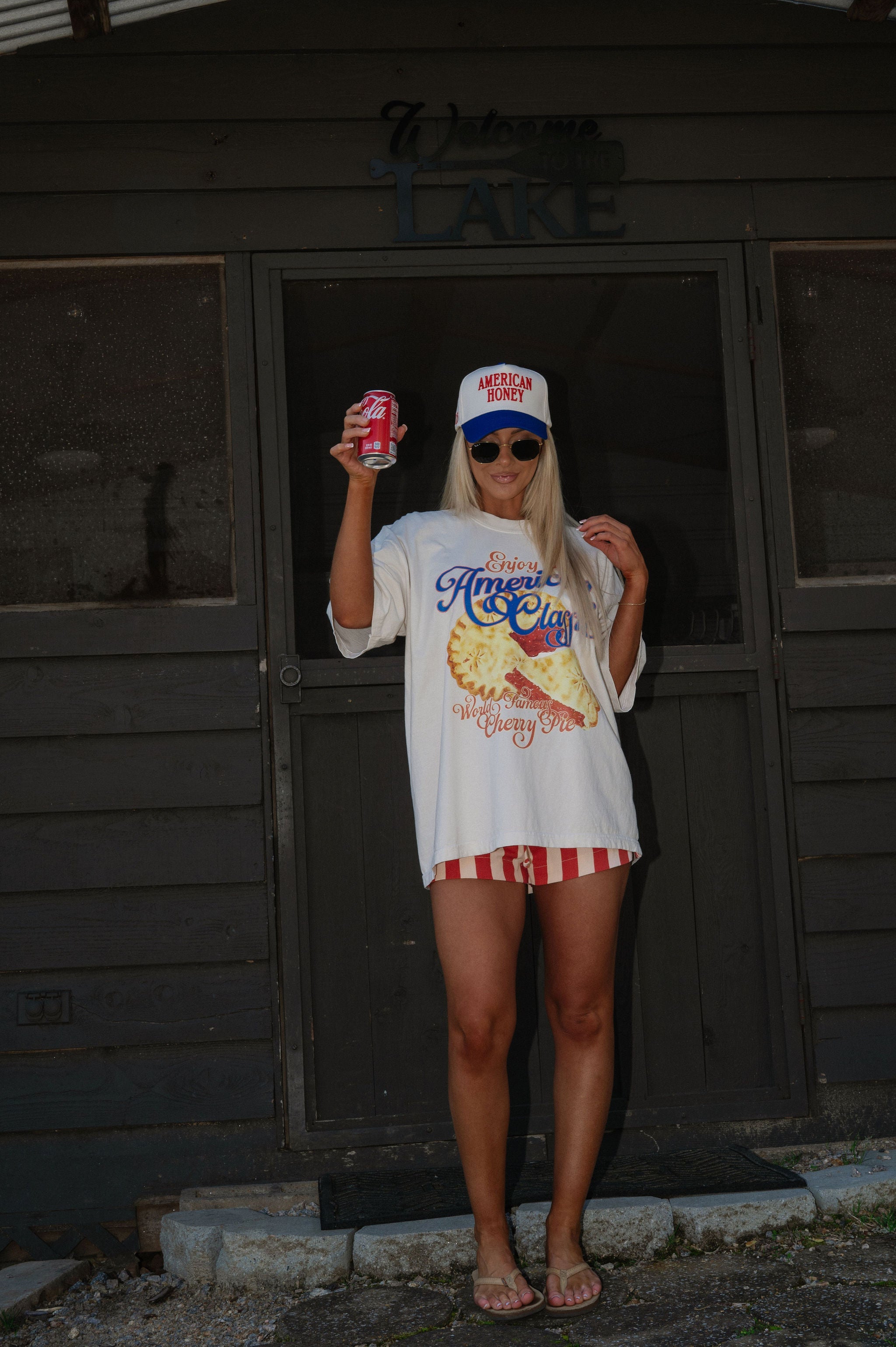 Cherry Pie Tee-Ivory
