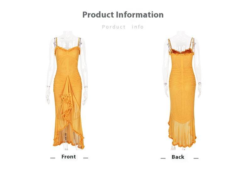 Trumpet-Mermaid High-Low Tulle Semi Formal Wedding guest dresses 833386514721