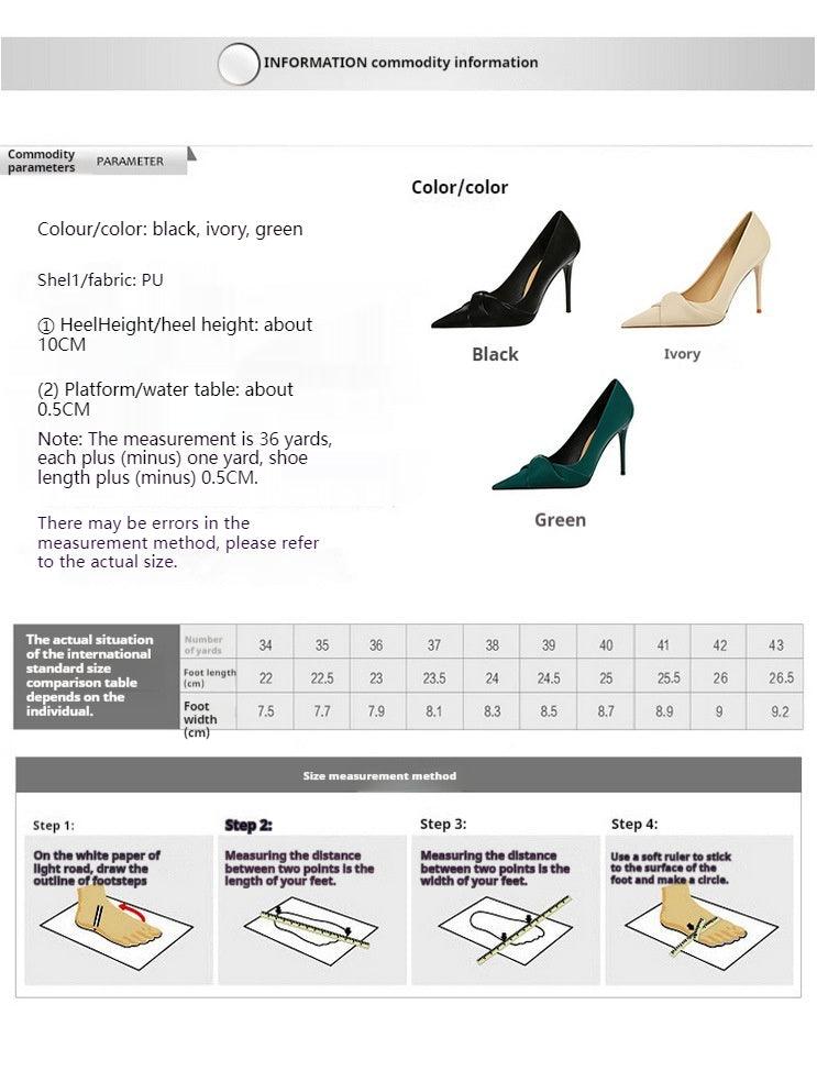 Elegant Pointy Heels 673905941057