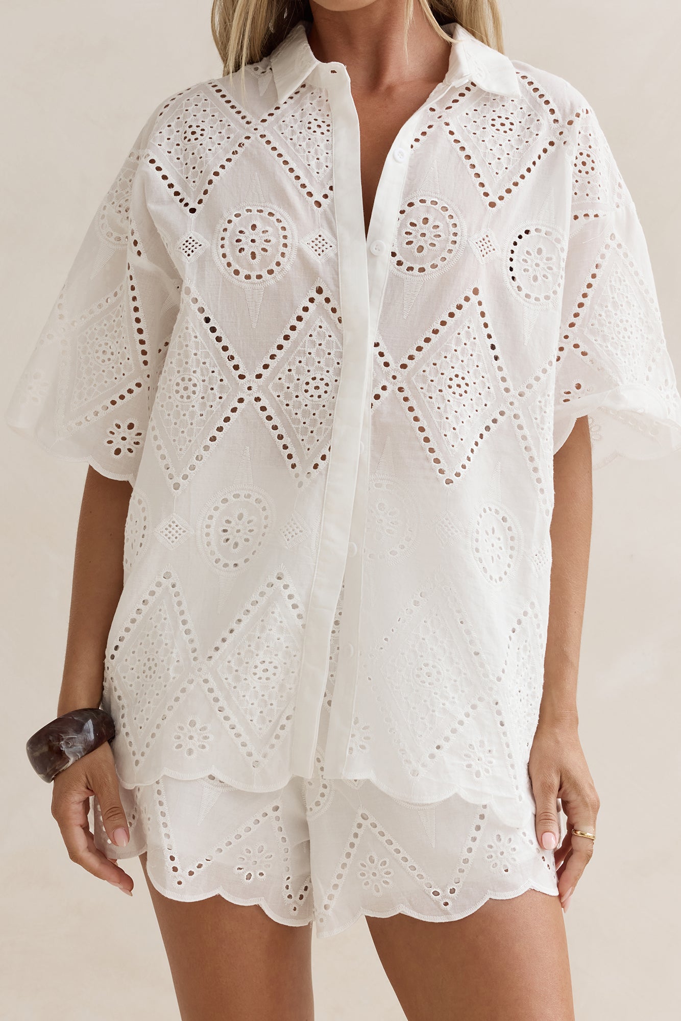 White As Snow Shorts White