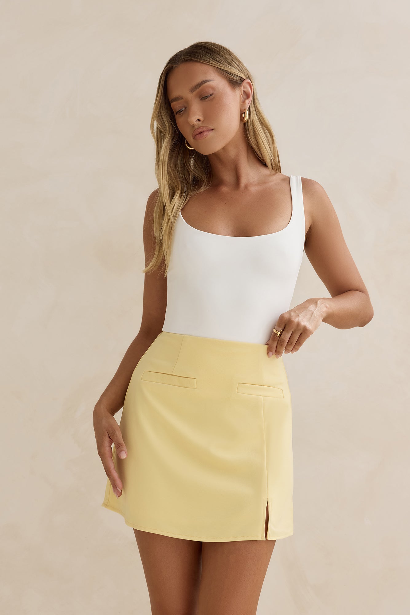 Faye Lane Skirt Yellow