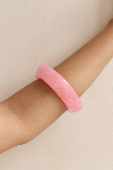 Soft Rose Bangle Pink