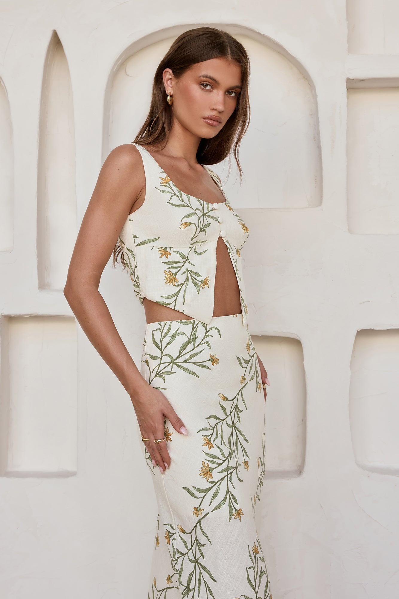 Hopes And Dreams Crop Top Cream
