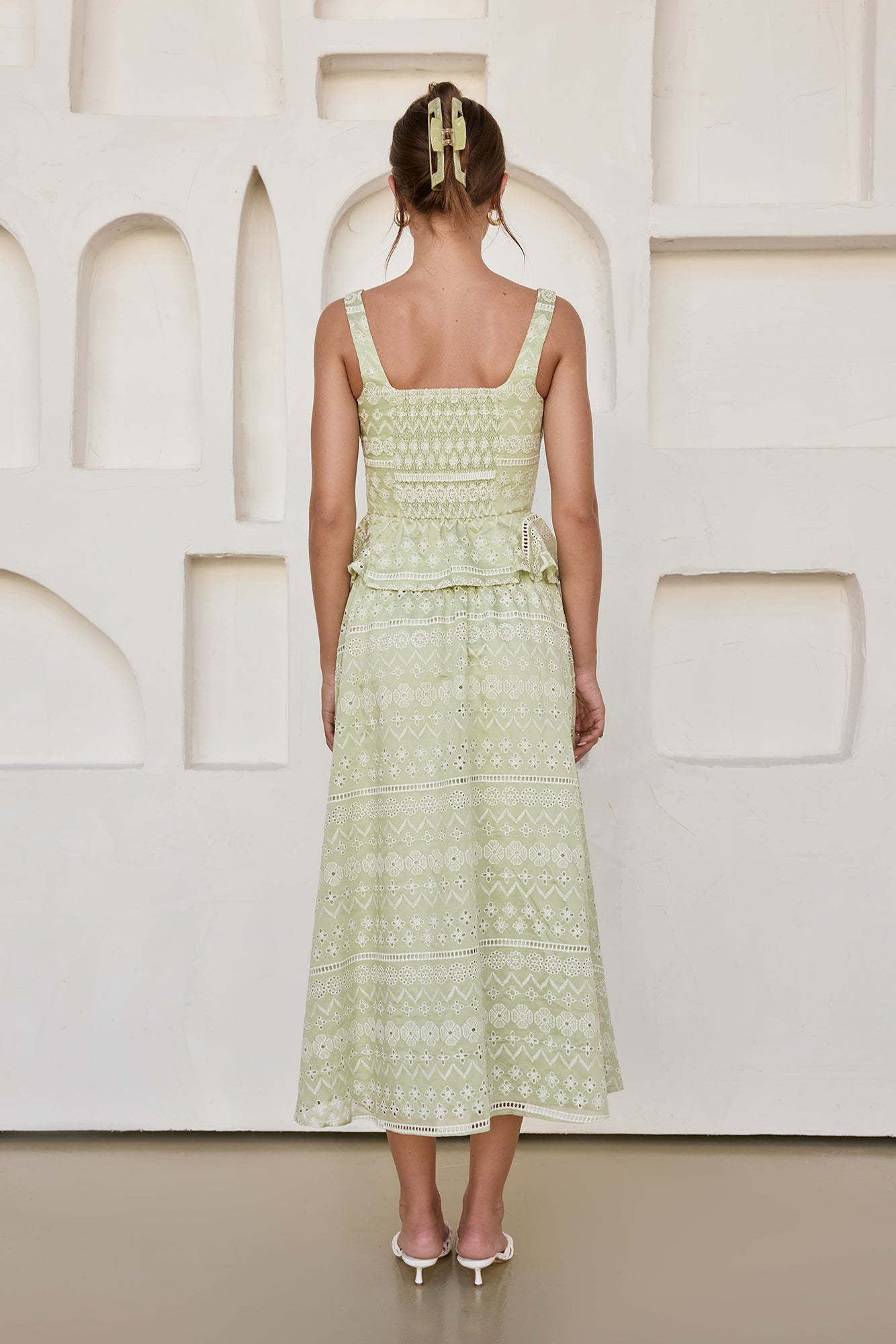Wishing For Romance Midi Skirt Sage