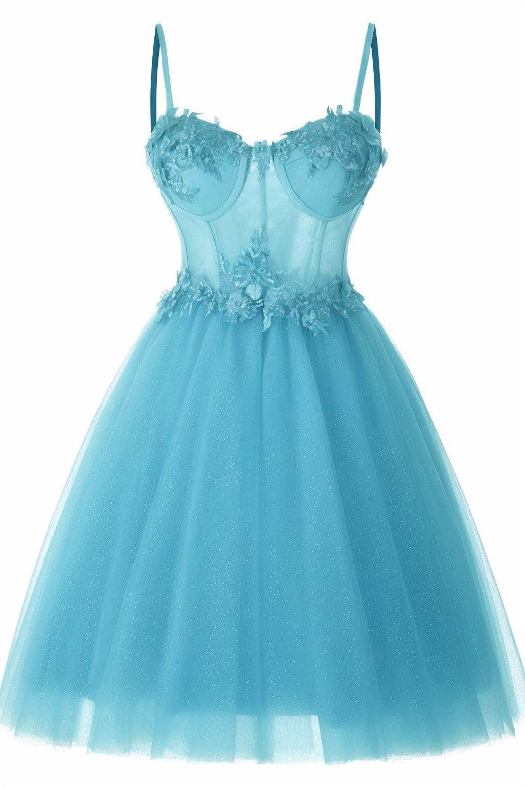 A-Line Short-Mini Tulle Prom Dress CS0400