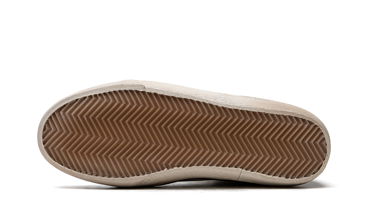 SLIDE 2 NAPPA AND SUEDE UPPER SUEDE STAR LEATHER WAVE WHITE ICE GMF00635.F005696.10276