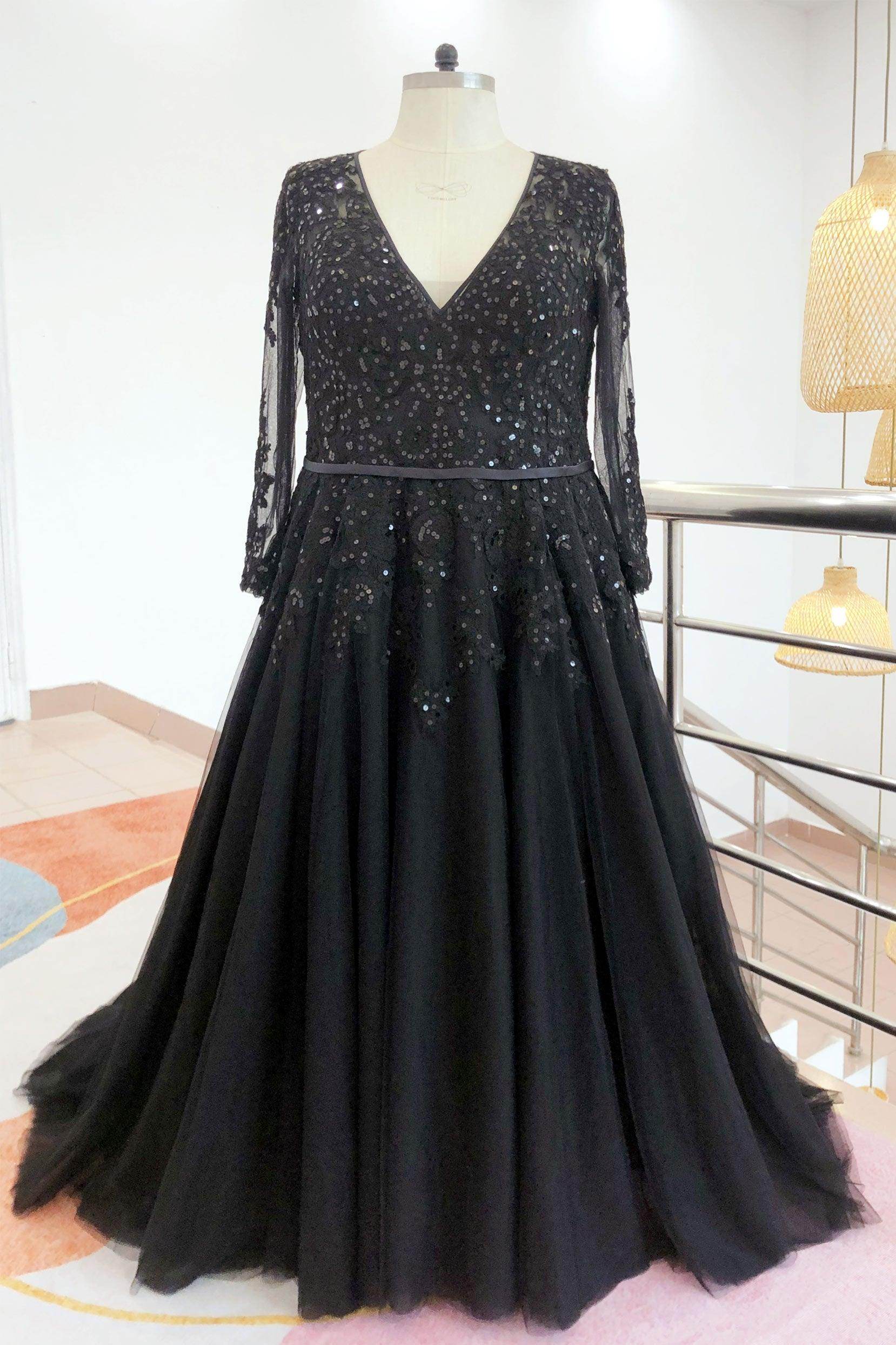A-Line Court Train Lace and Tulle Wedding Dress LD4432
