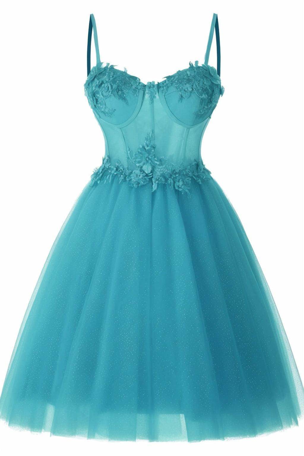 A-Line Short-Mini Tulle Prom Dress CS0400