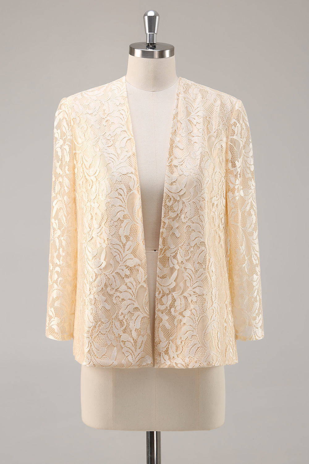 Champagne A-Line 2-Piece Mother of the Bride Dress