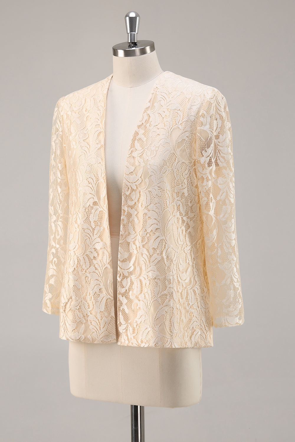 Champagne A-Line 2-Piece Mother of the Bride Dress