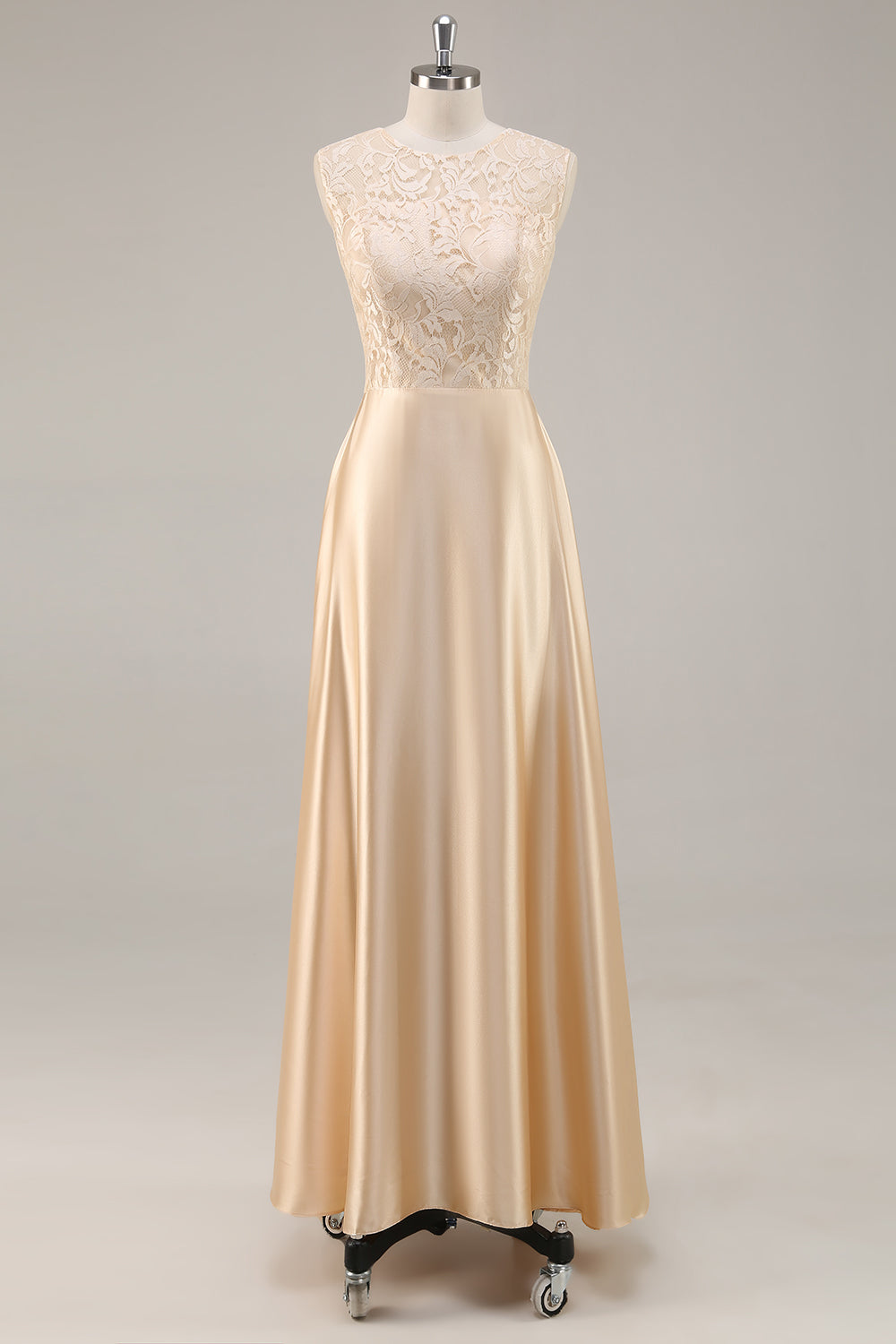 Champagne A-Line 2-Piece Mother of the Bride Dress