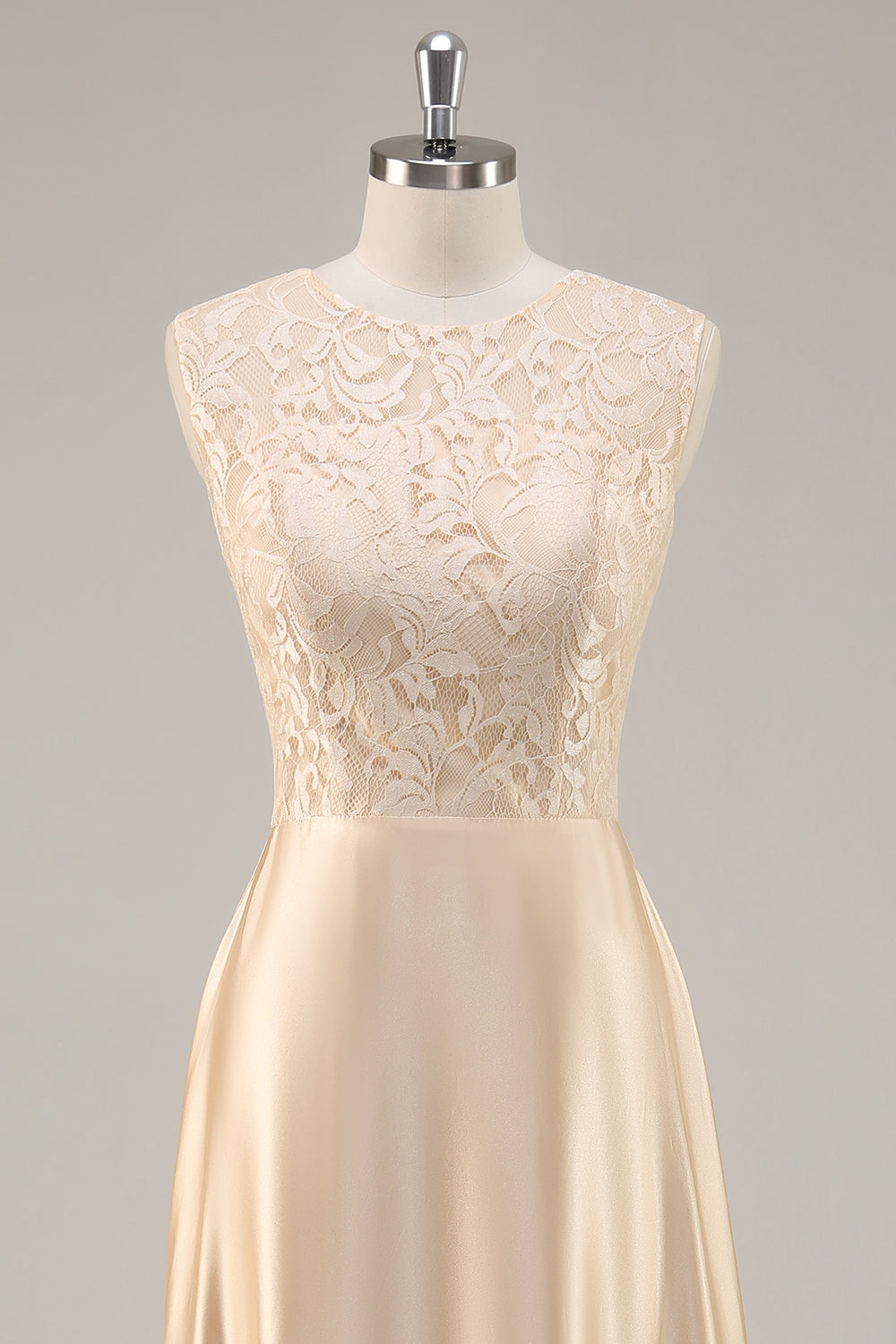 Champagne A-Line 2-Piece Mother of the Bride Dress